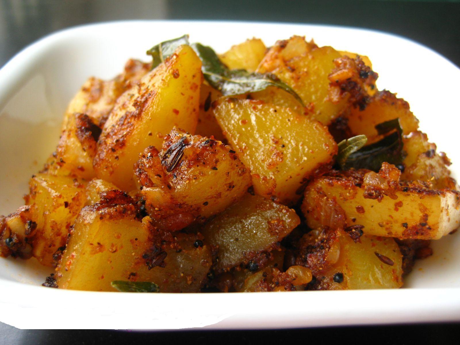 For cuisines from all parts of India Fried Potato Simple