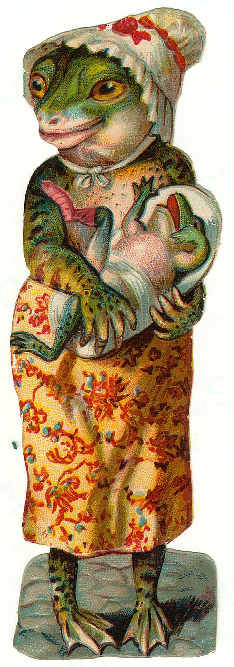Cards Scrapbooking and Art: Freebies: Vintage Animals Frogs