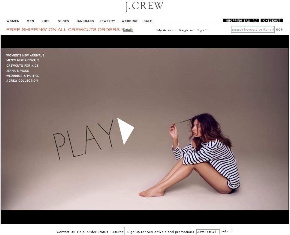 J.Crew Aficionada J.Crew Collection Video {download that song!}