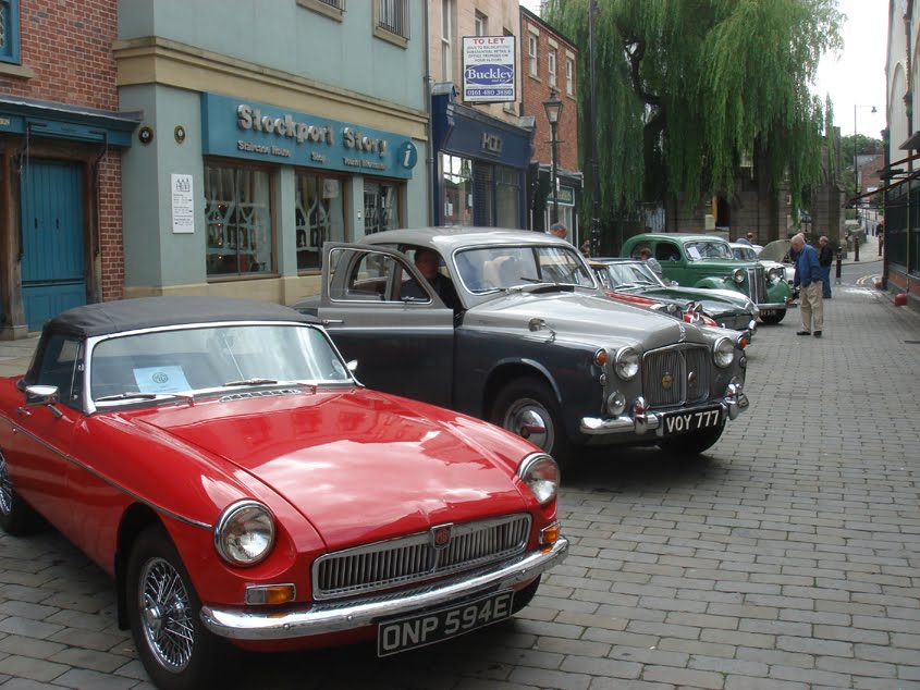 Stockport's Heritage: Classic Cars in the Market Place