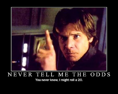 Never Tell Me The Odds Demotivational Poster