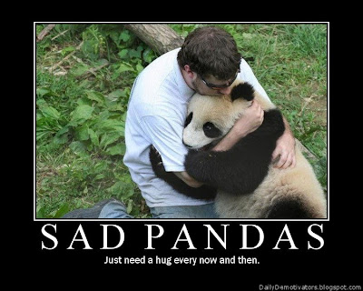 Sad Pandas Demotivational Poster