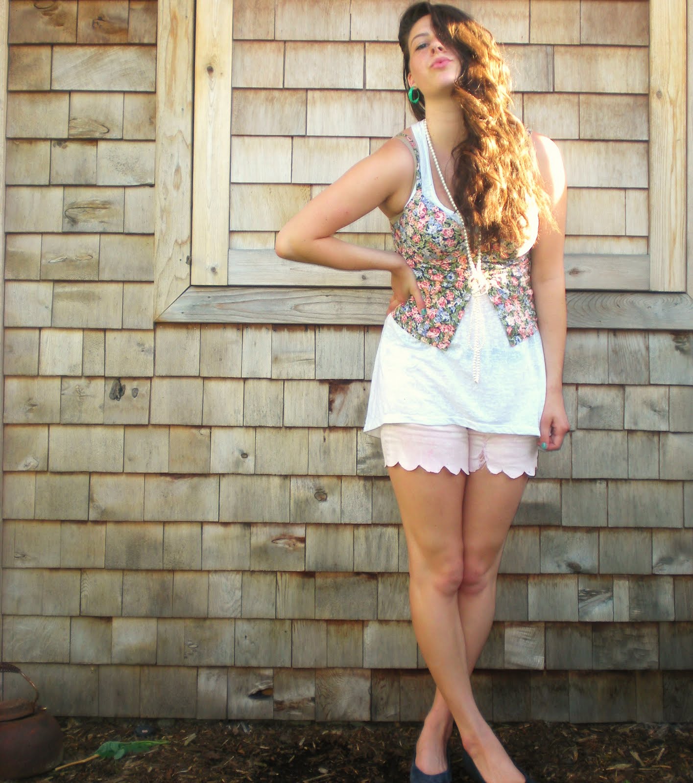 STYLE INTERPLAY: Oops I Wore It again... and Scalloped Shorts!
