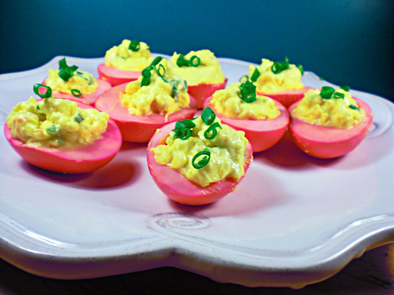 ChezWhat? purple pickled eggs