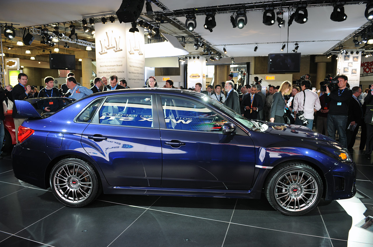 Garage Car: 2011 Subaru WRX STI sedan has wing and live pics 2010 New York