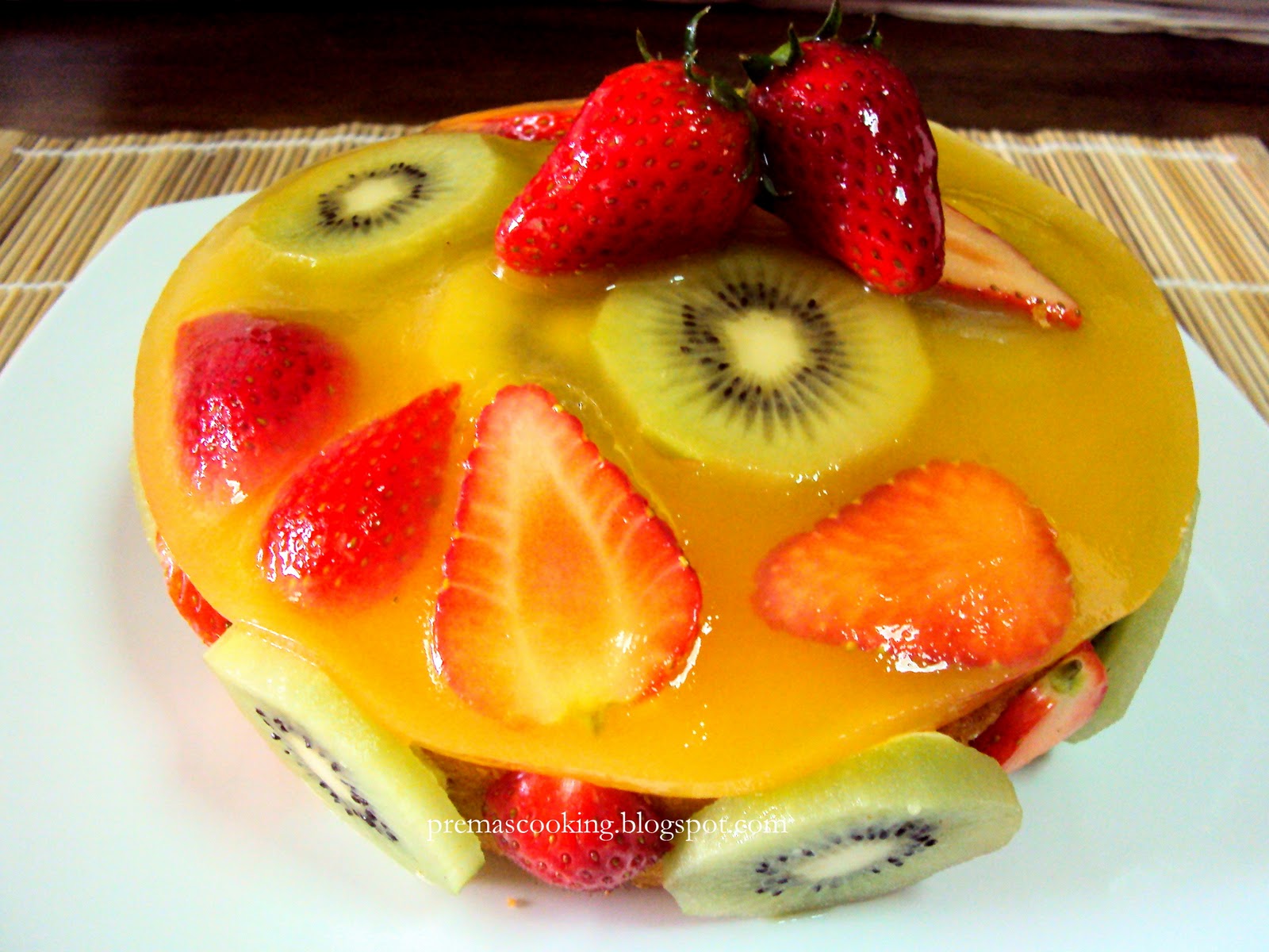 Jelly Fruit Cake - Prema's Culinary