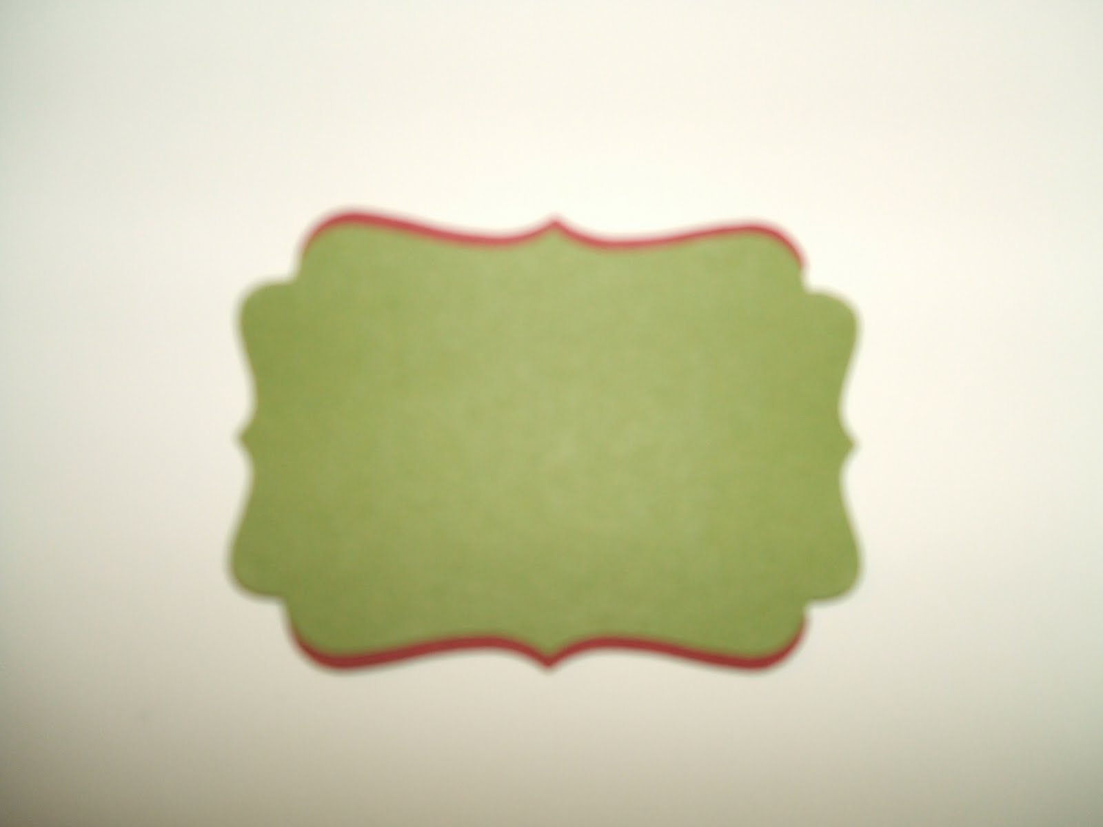 Stamp on This Making a mat for the decorative label punch