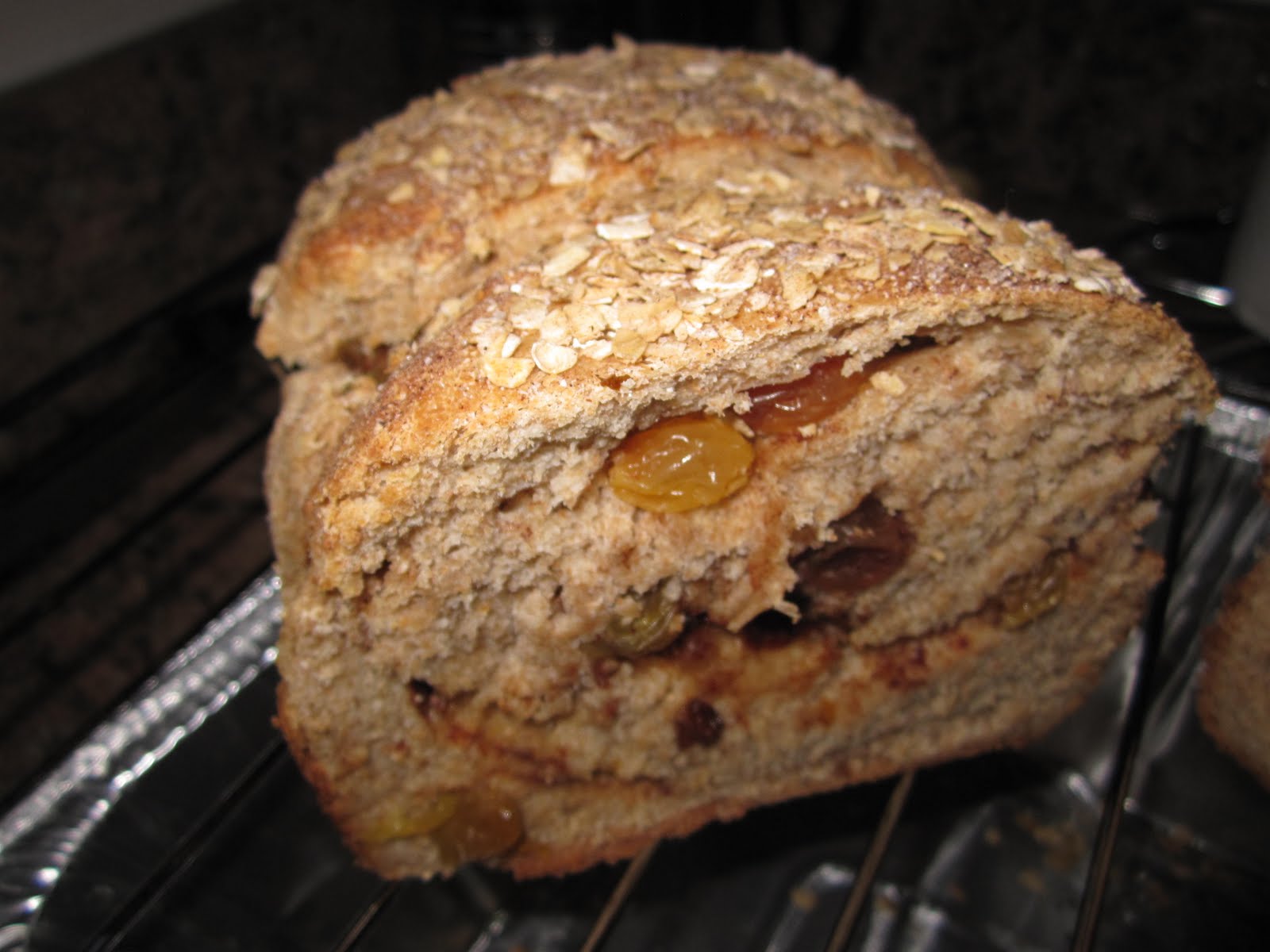 Life's a Batch! Cinnamon raisin bread + sandwich