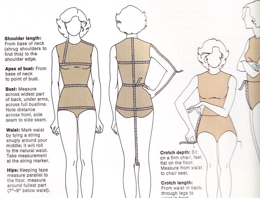 Bust Line Measurement / Make certain the measuring tape is snug, but not co...