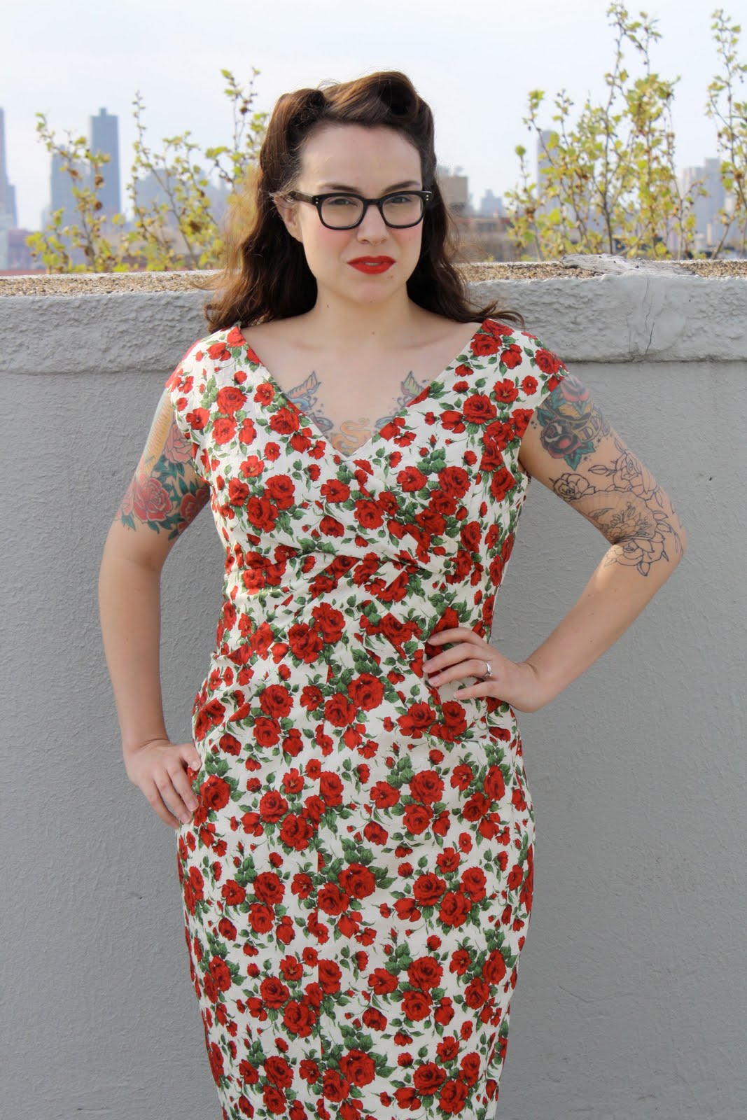 Gertie's New Blog for Better Sewing: Roses Are Red: The Ceil Chapman ...