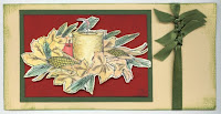 Thanksgiving Wreath Imprinted Holiday Cards