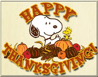 Free Snoopy's Thanksgiving Desktop Theme