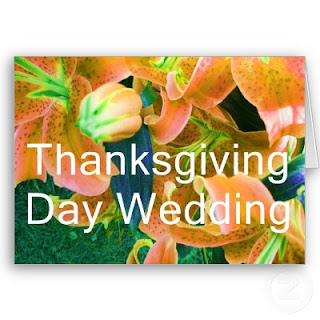 Thanksgiving Day Wedding