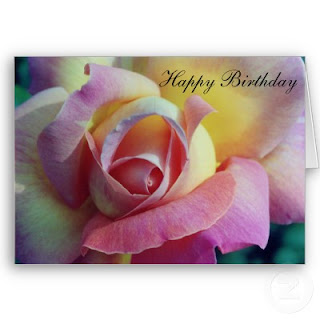 Happy Birthday Rose Greeting Cards