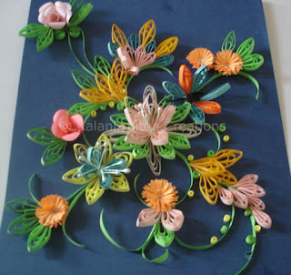 kalanirmitee: Quilling card-flowers
