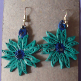kalanirmitee: quilling-quilled earrings