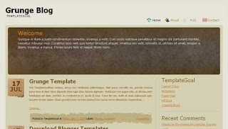 Grunge Blog Blogger Template