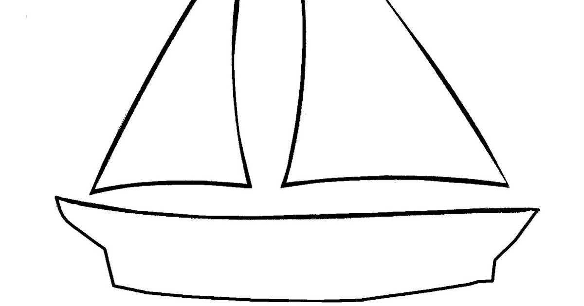 Boat Template Printable