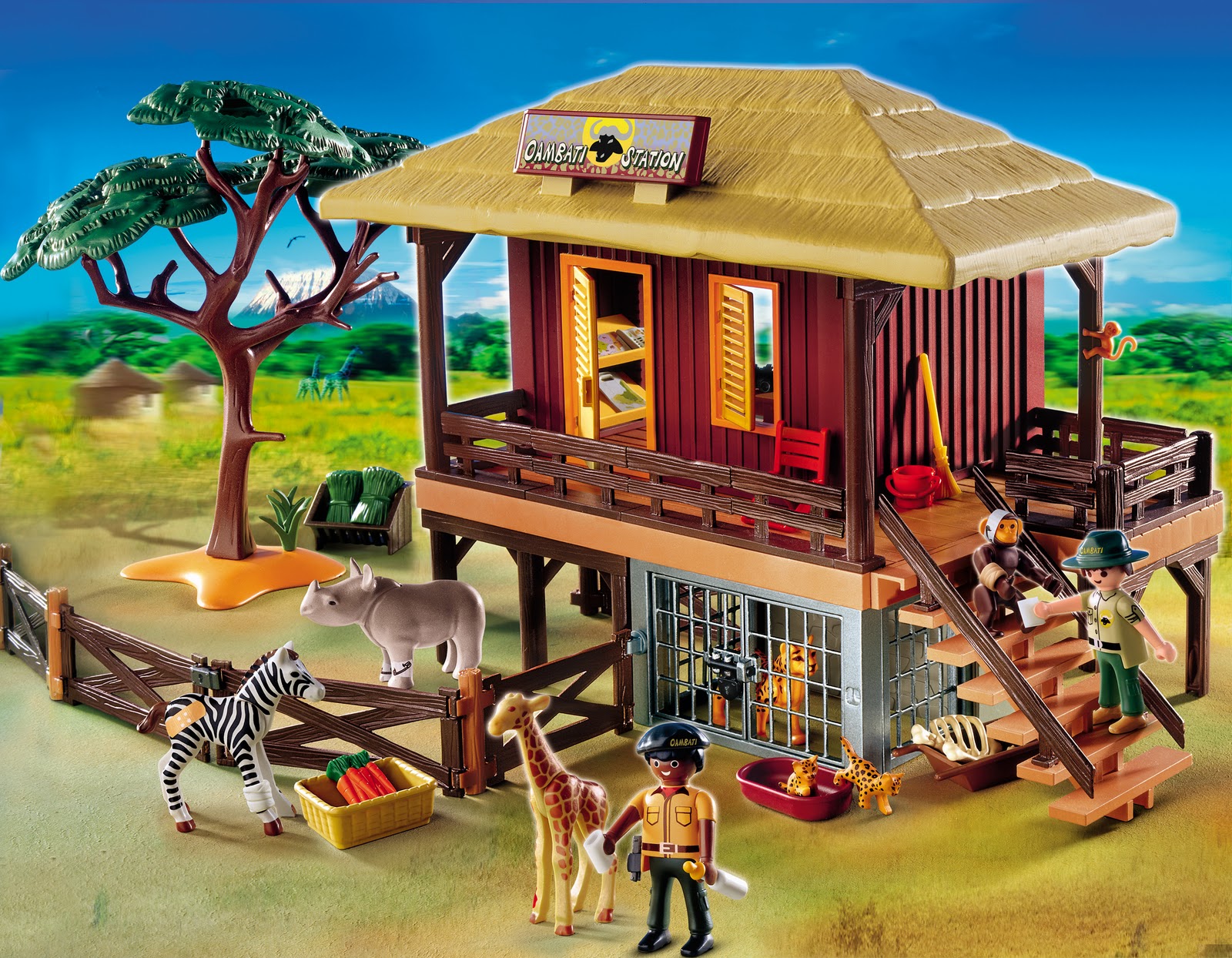 playmobil zoo care station