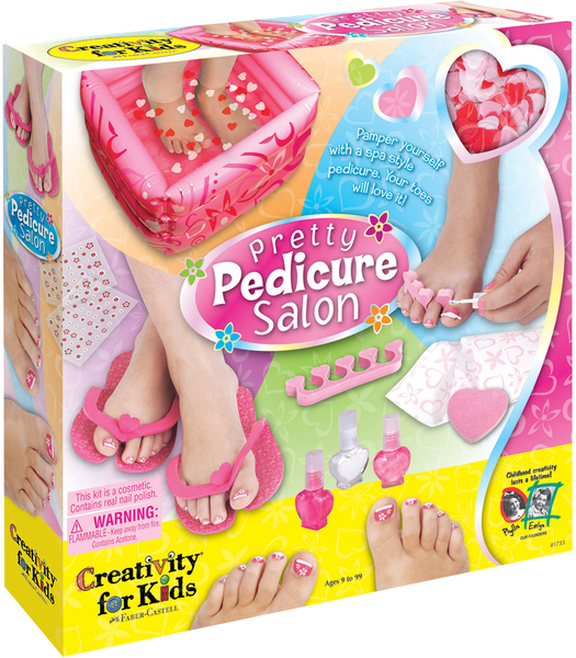 Kids Stuff Pretty Pedicure Salon Kit for Girls