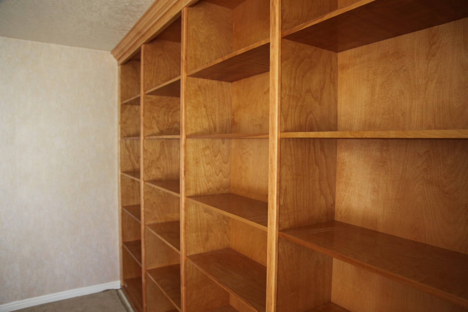 The Woodmaster ONE BIG BOOKCASE ( 11' WIDE X 8' TALL)