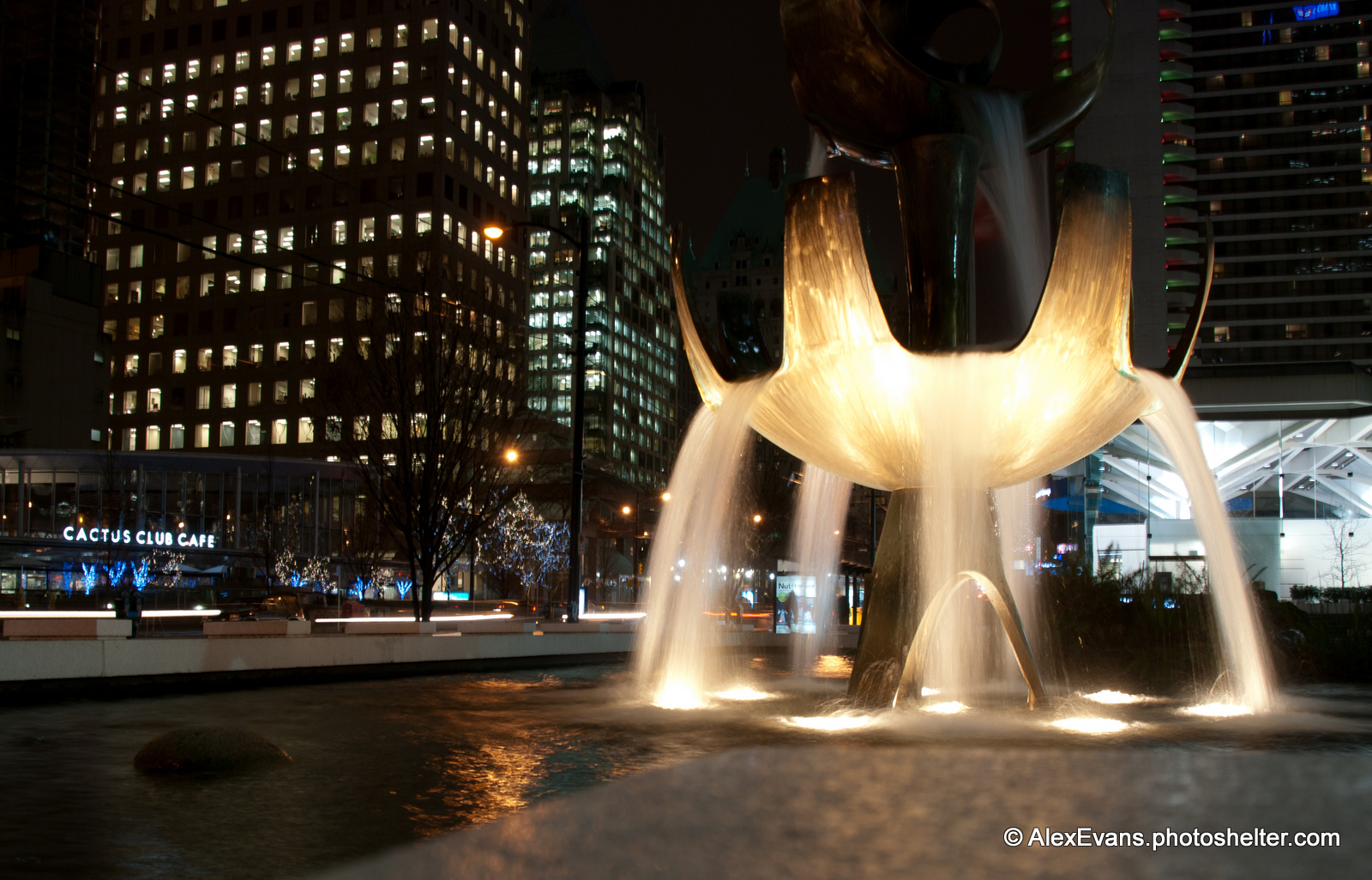 Vancouver Daily Photo Fountain at Bentall Centre Vancouver
