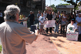 Manifestacion frente al Canal 9 en contra de la persecucion sindical