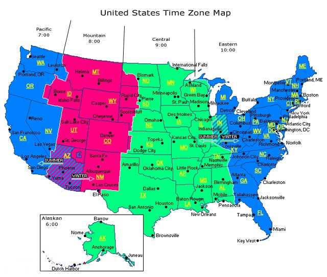 The12 News: Eastern Official Time Zone