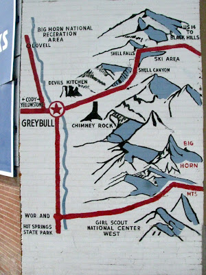 map of Grey bull, Wyoming