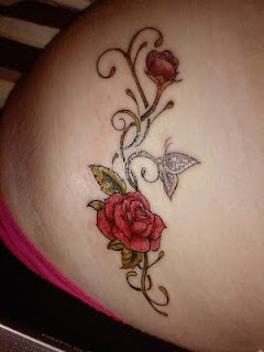 rose tattoos, tattooing