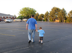 Walking with Daddy (I love these kind of pictures!)