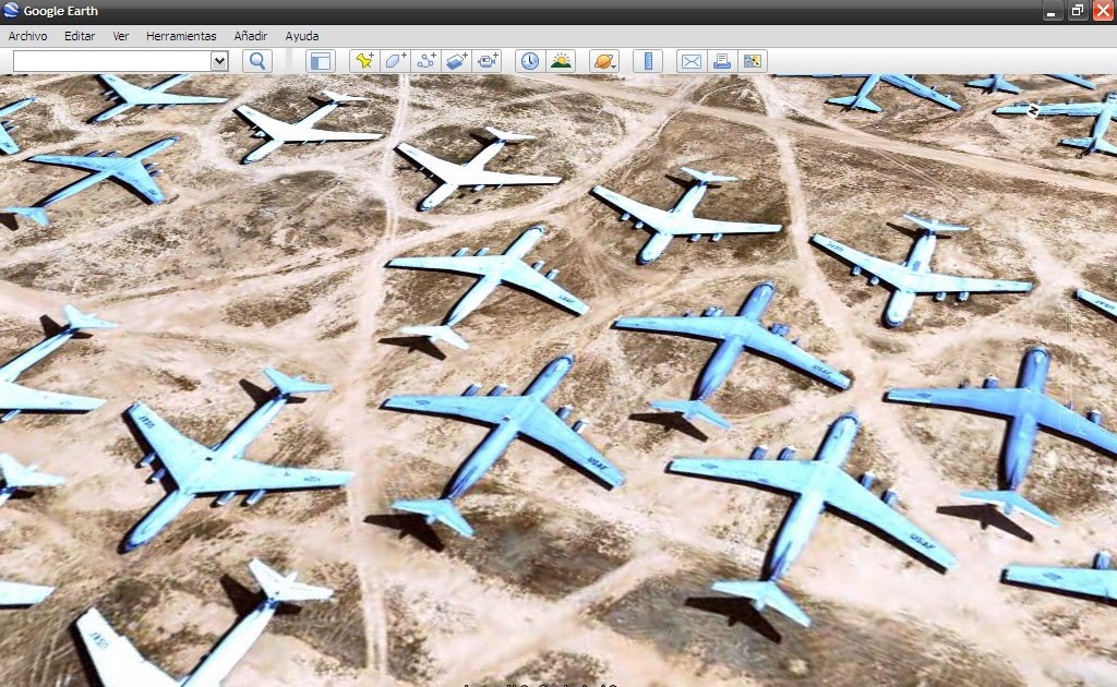 Coordenadas de Google Earth Cementerio de Aviones Coordenadas de Google Earth Cementerio de Aviones