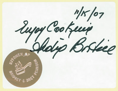 Culinary Autographs: Lidia Bastianich - Autograph