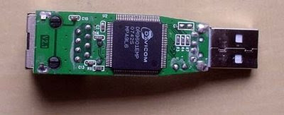 Adaptador USB para Ethernet AS601 - Placa por baixo