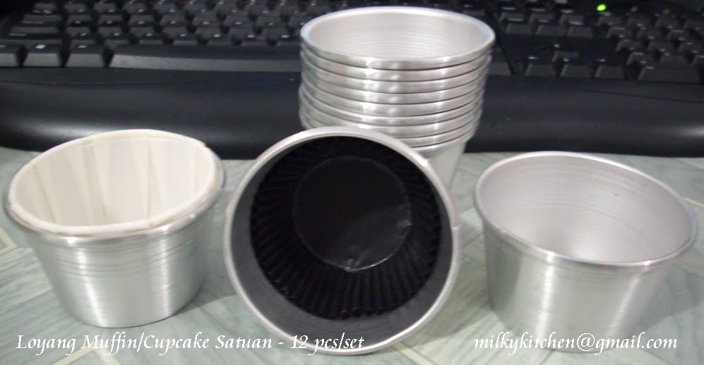 Milky Kitchen: [SALE] Loyang Muffin/Cupcake Satuan - Isi 12/set