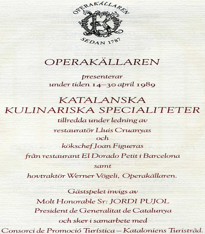 Jairo Narváez  coordinador y diseño visita de Jordi Pujol  Estocolmo 1989
