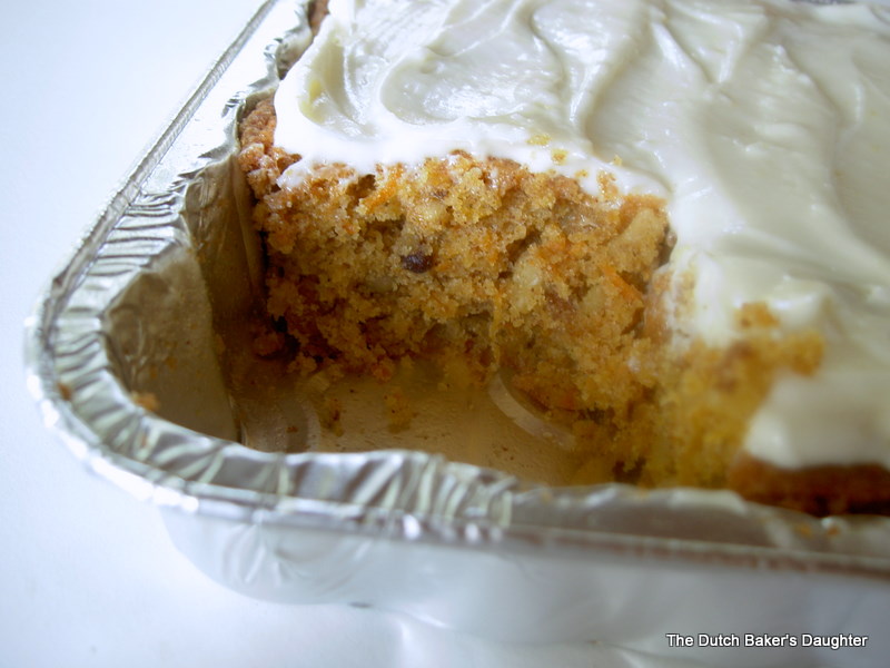 The Dutch Baker's Daughter 18 Carrot Snack Cake