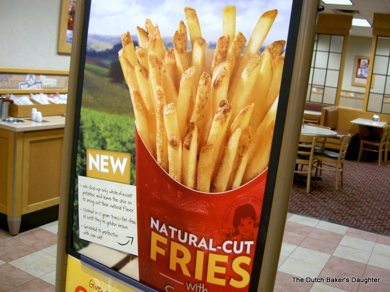 The Dutch Baker's Daughter Wendy's New Natural Cut Fries with Sea Salt
