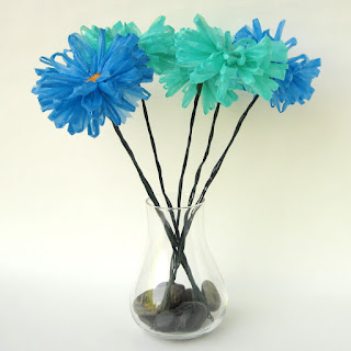 blue eco daisies by ffflowers