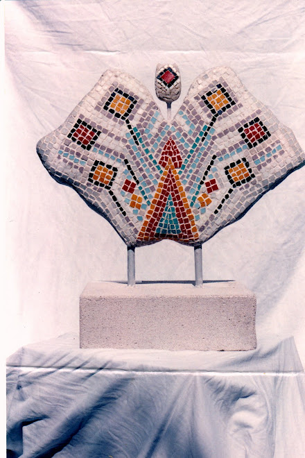 Monique DI CARO -Sculpture-mosaique