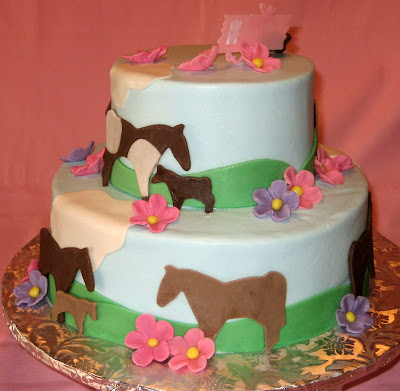 A Garden of Cakes: Horse Birthday Cake