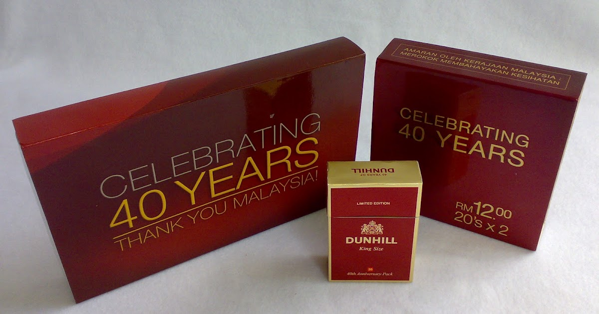 Cigarette Memoirs: Dunhill - 40 years in Malaysia