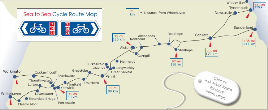 coast to coast route cycle