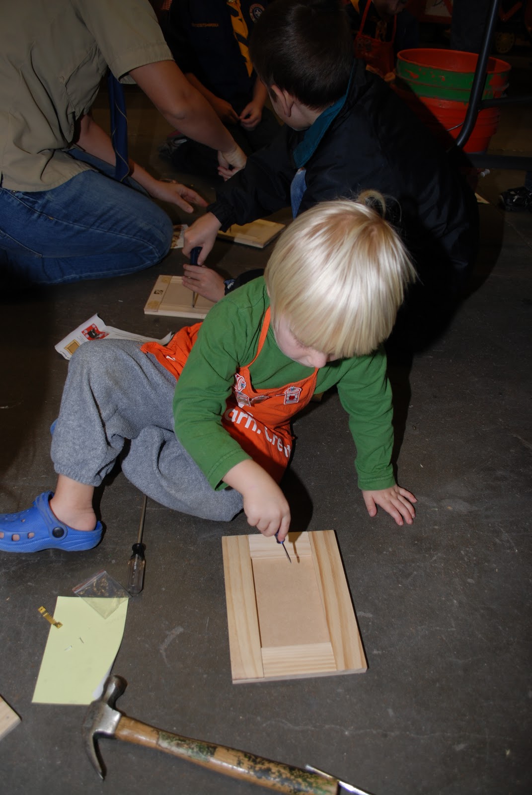 The Sheppard Sheep Cub Scouts at Home Depot