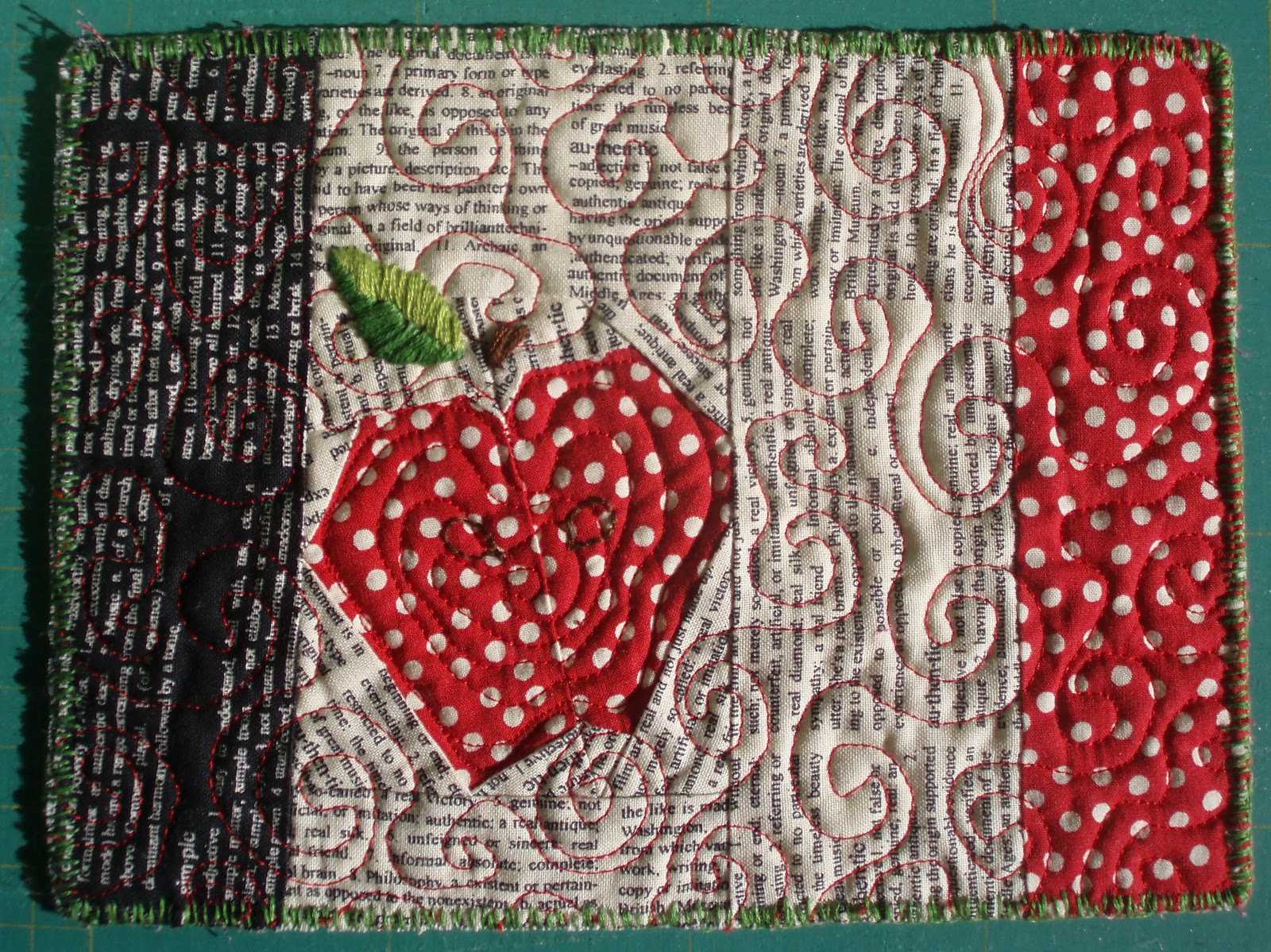 mathea: Mug rug bug