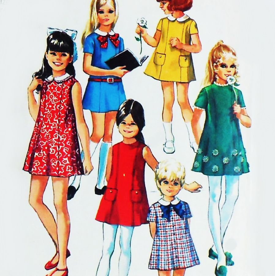 Vintage Jane Peasant Top/Dress Girls Pattern Product Detail
