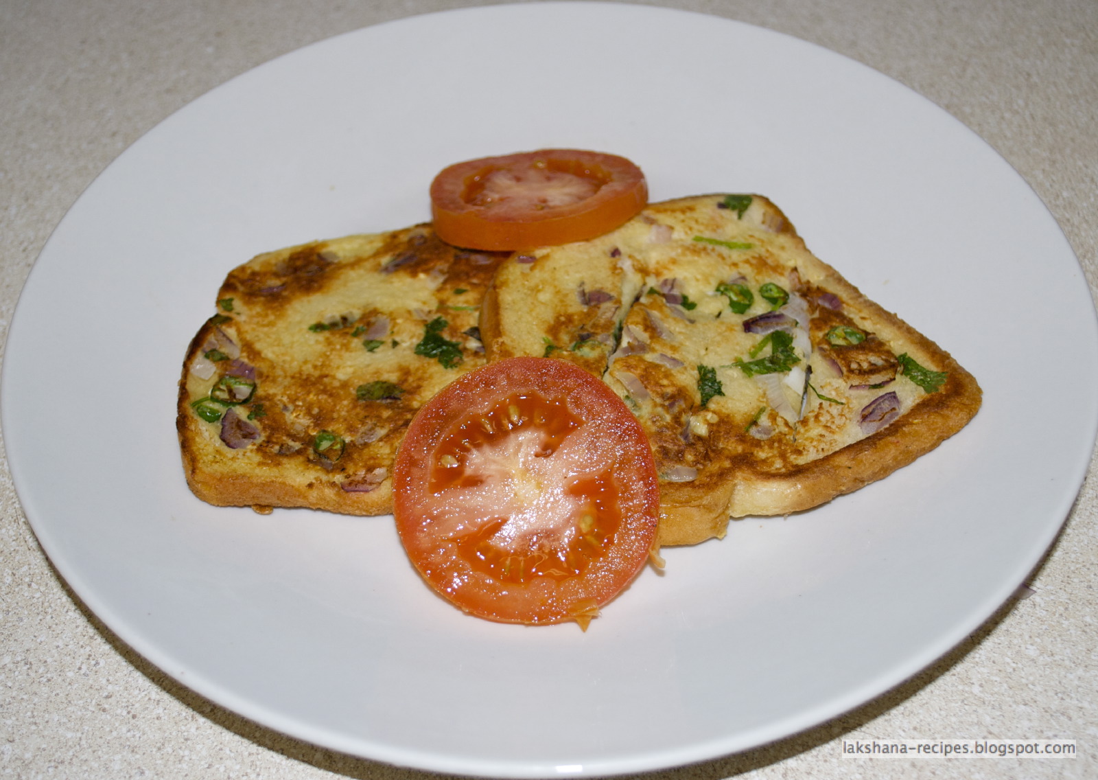lakshanarecipes Bread omelette I