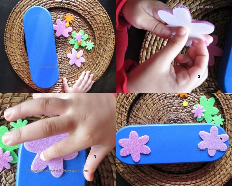 Craft Ideas for all Keepsake foam box with foam stickers