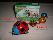 FAMILY BUGS DE HOJALATA A CUERDA