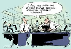 online privacy cartoon